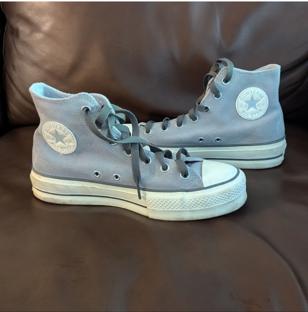 Converse High top platform shoes for women size 9